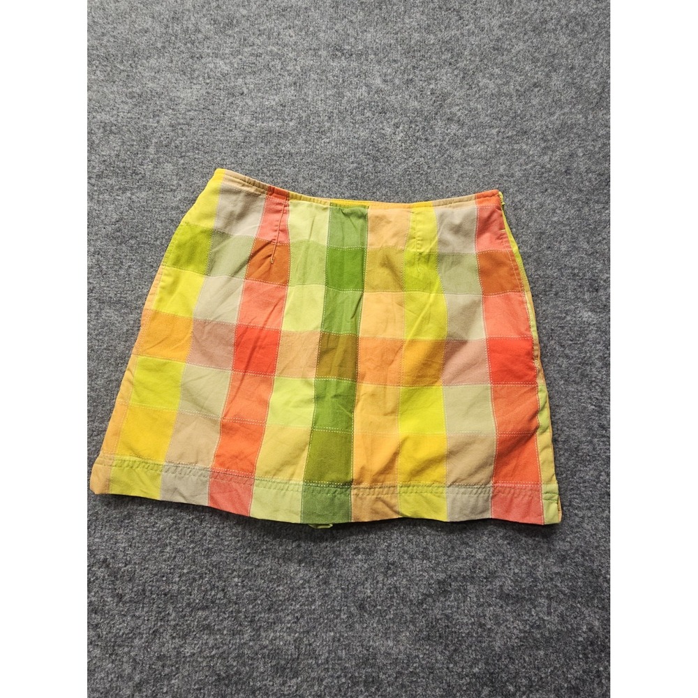 Liz Claiborne Liz Golf Skort Womens "Size 4" Plaid Bright GOLF Tennis